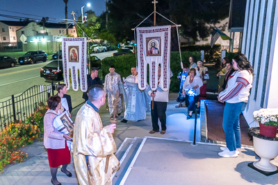 Easter Matins. Paschal Procession followed by Paschal Matins and Blessing of Baskets