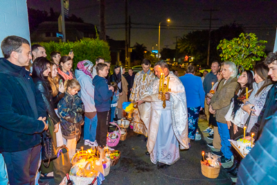 Easter Matins. Paschal Procession followed by Paschal Matins and Blessing of Baskets