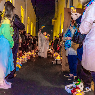 Easter Matins. Paschal Procession followed by Paschal Matins and Blessing of Baskets