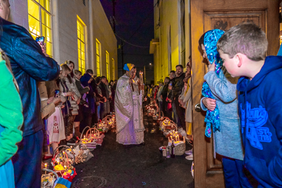 Easter Matins. Paschal Procession followed by Paschal Matins and Blessing of Baskets