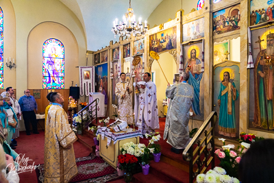 Divine Liturgy and Blessing of Baskets. 