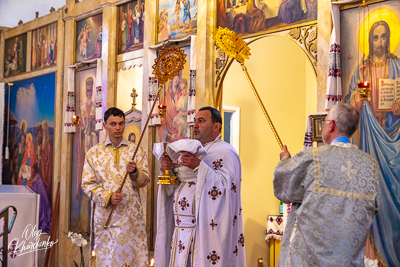 Divine Liturgy and Blessing of Baskets. 