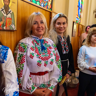 Утреня Пасхи і освячення великодних кошиків.