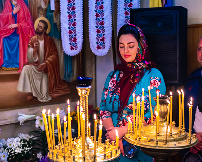 Divine Liturgy and Blessing of Baskets. 