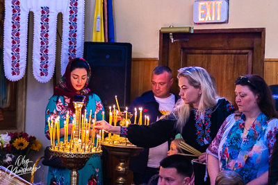 Divine Liturgy and Blessing of Baskets. 