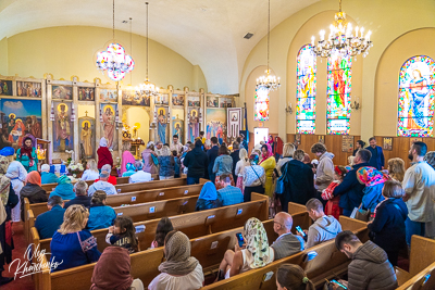 Divine Liturgy and Blessing of Baskets. 