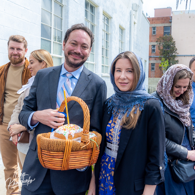 Divine Liturgy and Blessing of Baskets. 