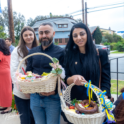 Divine Liturgy and Blessing of Baskets. 