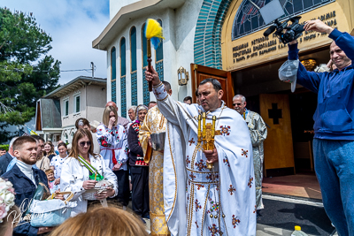 Divine Liturgy and Blessing of Baskets. 