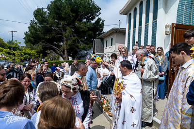 Divine Liturgy and Blessing of Baskets. 