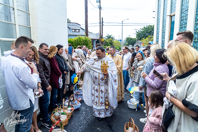 Divine Liturgy and Blessing of Baskets. 