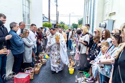 Divine Liturgy and Blessing of Baskets. 