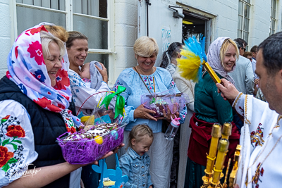 Divine Liturgy and Blessing of Baskets. 