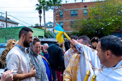 Divine Liturgy and Blessing of Baskets. 