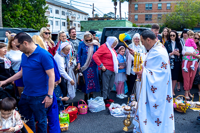 Divine Liturgy and Blessing of Baskets. 