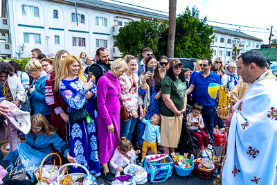 Divine Liturgy and Blessing of Baskets. 