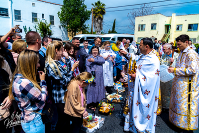 Divine Liturgy and Blessing of Baskets. 