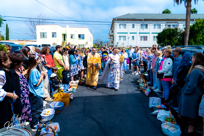 Divine Liturgy and Blessing of Baskets. 