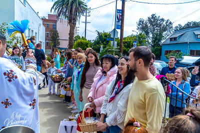 Divine Liturgy and Blessing of Baskets. 