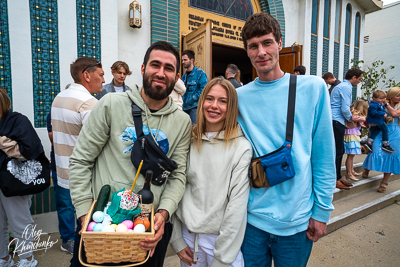 Divine Liturgy and Blessing of Baskets. 