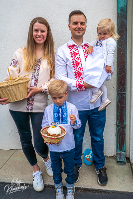 Divine Liturgy and Blessing of Baskets. 