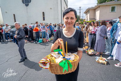 Divine Liturgy and Blessing of Baskets. 