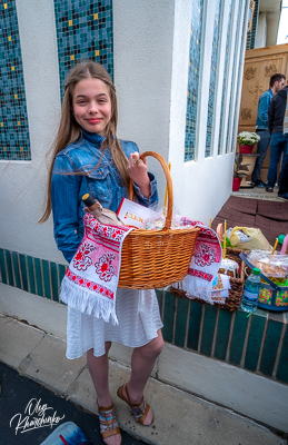 Divine Liturgy and Blessing of Baskets. 