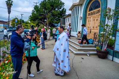 Divine Liturgy and Blessing of Baskets. 