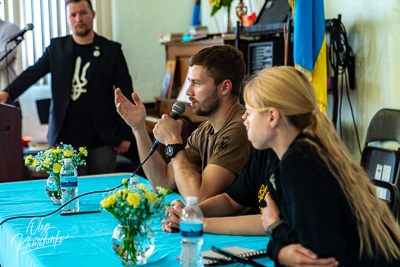 Meeting with Azovsteel Defender and Azovsteel Families