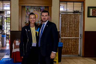 Celebrating the 32th anniversary of Ukrainian Independence.  Festive concert in Ukrainian Cultural Center.