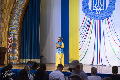 Celebrating the 32th anniversary of Ukrainian Independence.  Festive concert in Ukrainian Cultural Center.