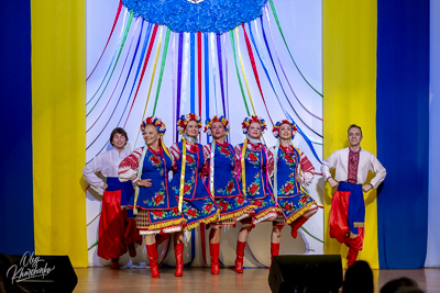 Celebrating the 32th anniversary of Ukrainian Independence.  Festive concert in Ukrainian Cultural Center.