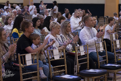 Celebrating the 32th anniversary of Ukrainian Independence.  Festive concert in Ukrainian Cultural Center.