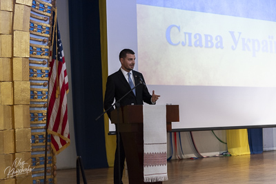 Celebrating the 32th anniversary of Ukrainian Independence.  Festive concert in Ukrainian Cultural Center.