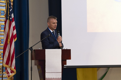 Celebrating the 32th anniversary of Ukrainian Independence.  Festive concert in Ukrainian Cultural Center.