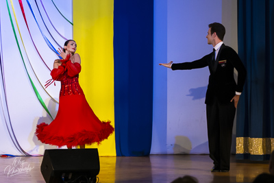 Celebrating the 32th anniversary of Ukrainian Independence.  Festive concert in Ukrainian Cultural Center.