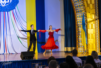 Celebrating the 32th anniversary of Ukrainian Independence.  Festive concert in Ukrainian Cultural Center.