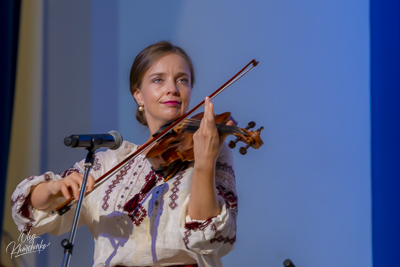 Celebrating the 32th anniversary of Ukrainian Independence.  Festive concert in Ukrainian Cultural Center.