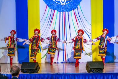 Celebrating the 32th anniversary of Ukrainian Independence.  Festive concert in Ukrainian Cultural Center.