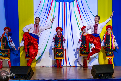 Celebrating the 32th anniversary of Ukrainian Independence.  Festive concert in Ukrainian Cultural Center.