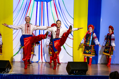 Celebrating the 32th anniversary of Ukrainian Independence.  Festive concert in Ukrainian Cultural Center.