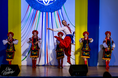 Celebrating the 32th anniversary of Ukrainian Independence.  Festive concert in Ukrainian Cultural Center.