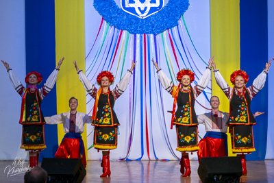 Celebrating the 32th anniversary of Ukrainian Independence.  Festive concert in Ukrainian Cultural Center.