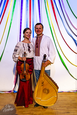 Celebrating the 32th anniversary of Ukrainian Independence.  Festive concert in Ukrainian Cultural Center.