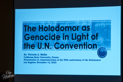 90th Holodomor Genocide Commemoration in the Cathedral of Our Lady of the Angels