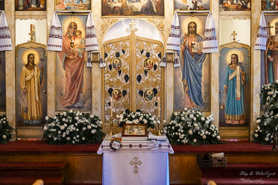 Divine Liturgy and Blessing of Baskets. 