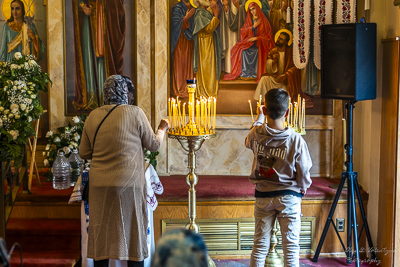 Divine Liturgy and Blessing of Baskets. 