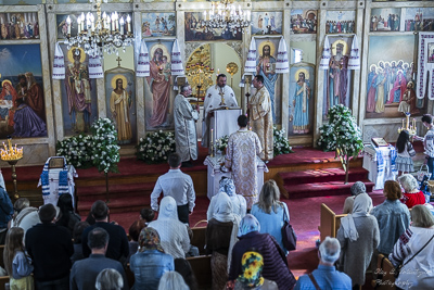 Divine Liturgy and Blessing of Baskets. 