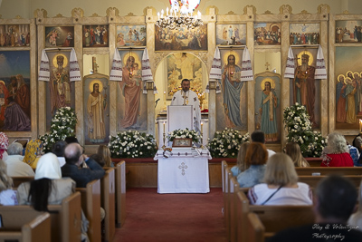 Divine Liturgy and Blessing of Baskets. 