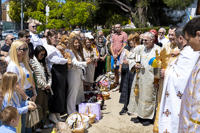 Divine Liturgy and Blessing of Baskets. 